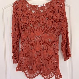 Lacey Crochet top